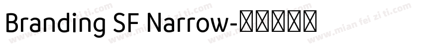 Branding SF Narrow字体转换